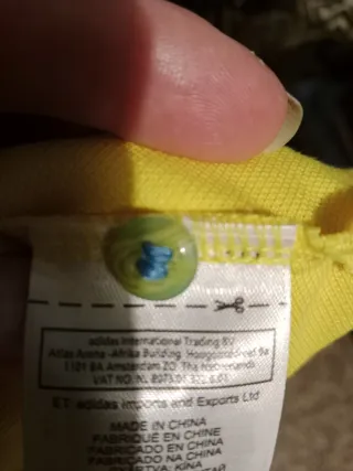 Polo Adidas Clima365 Talla S Amarillo nuevo