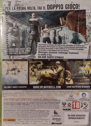 Tom Clancy's Splinter Cell Double Agent, Sigillato