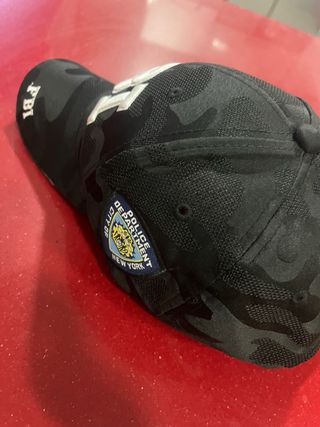 Gorra FBI Negra Camuflaje