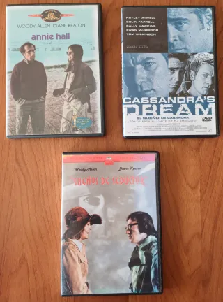 LOTE 9 PELÍCULAS WOODY ALLEN. DVD.