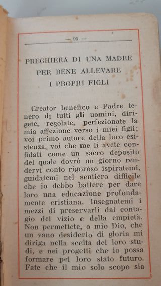 Antico Libro preghiere "La sposa Cristiana" 1929
