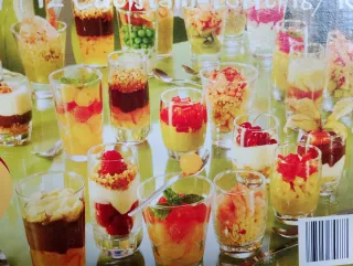 24 vasetti per dessert e aperitivi