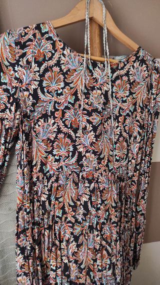 Vestido Zara Estampado Talla L