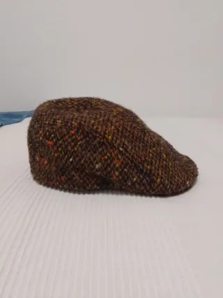 Gorra de visera de tweed
