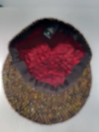 Gorra de visera de tweed