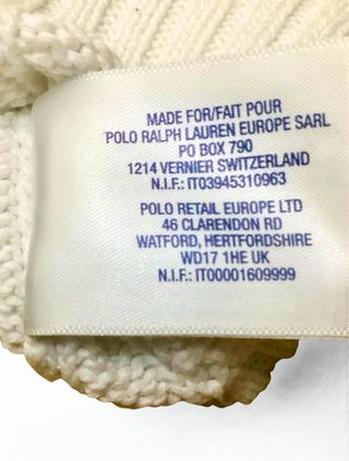 Gilet cable knit Polo Ralph Lauren vintage