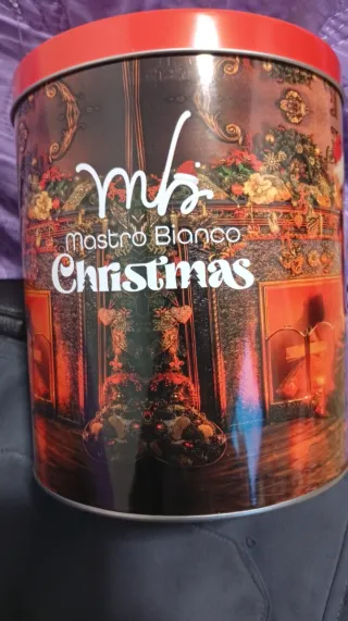 Latta natalizia Mastro Bianco con plaid