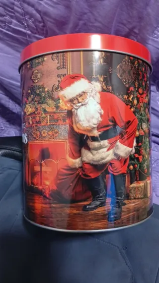 Latta natalizia Mastro Bianco con plaid