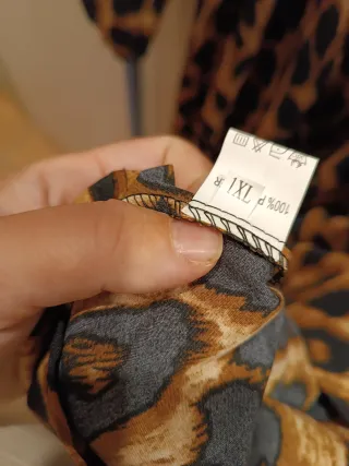 Vestito donna fantasia leopardata