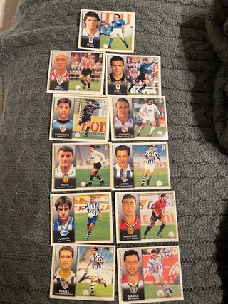 Cromos de fútbol antiguos
