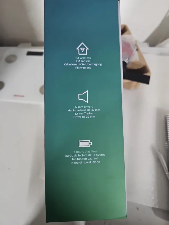 Cascos Philips Home Cinema Wireless Negros