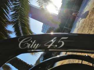 Bicicleta Urbana City 45 + Cesta + Portabultos