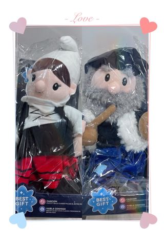 Muñecos Olentzero y Mari Domingi