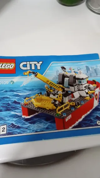 Barco Bomberos Lego City 60109