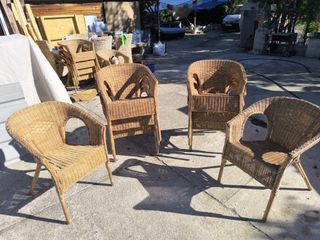 Sedie in vimini (12 unità)