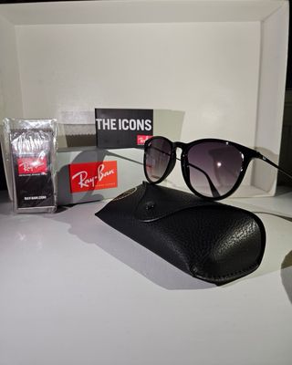 Occhiali Ray Ban Erika neri/grigi