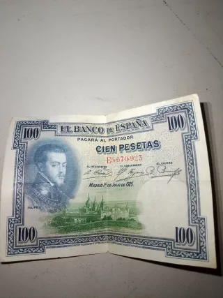 Billete 100 Pesetas Banco de España 1925