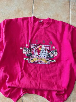 Jersey Rosa Vintage 90s Utah USA