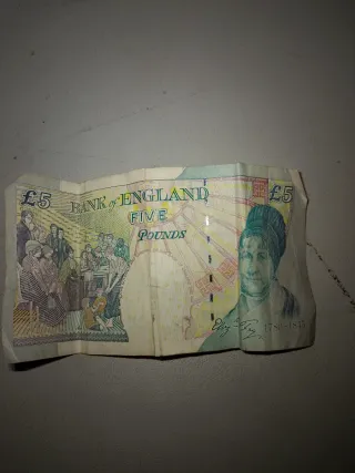 Billete 5 Libras Bank of England