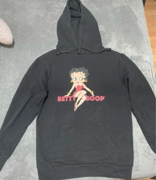 Sudadera Betty Boop Negra