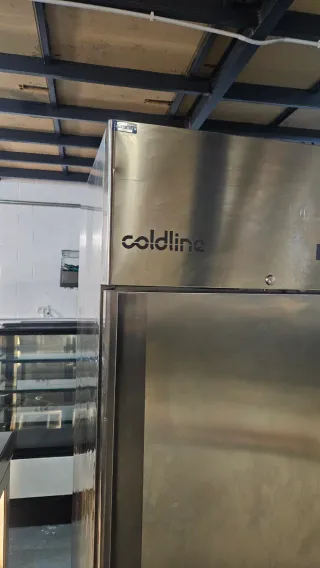 Congelatore verticale in acciaio inossidabile