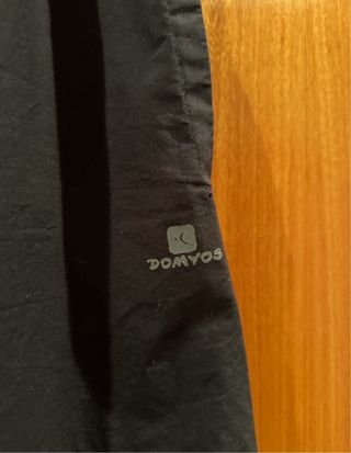 Pantalones Domyos hombre negros anchos