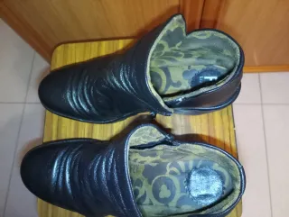 Botines FLY London Mujer Talla 39 Negros