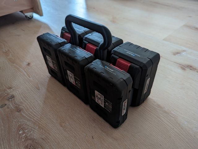 Parkside soporte batería con asa X20V / 20V