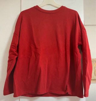 Sudadera Roja Manga Larga