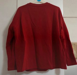 Sudadera Roja Manga Larga