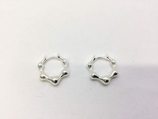 argollas plata 925mm