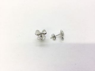 pendientes plata 925mm con piedra con circonita