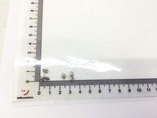 pendientes plata 925mm con piedra con circonita