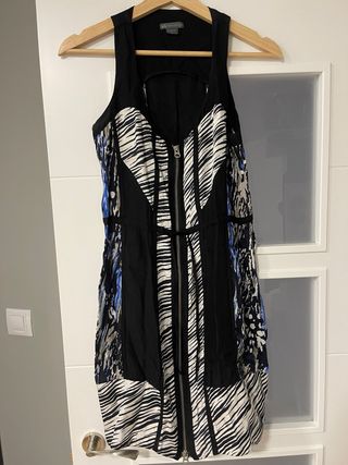 Vestido Armani Exchange cremallera estampado