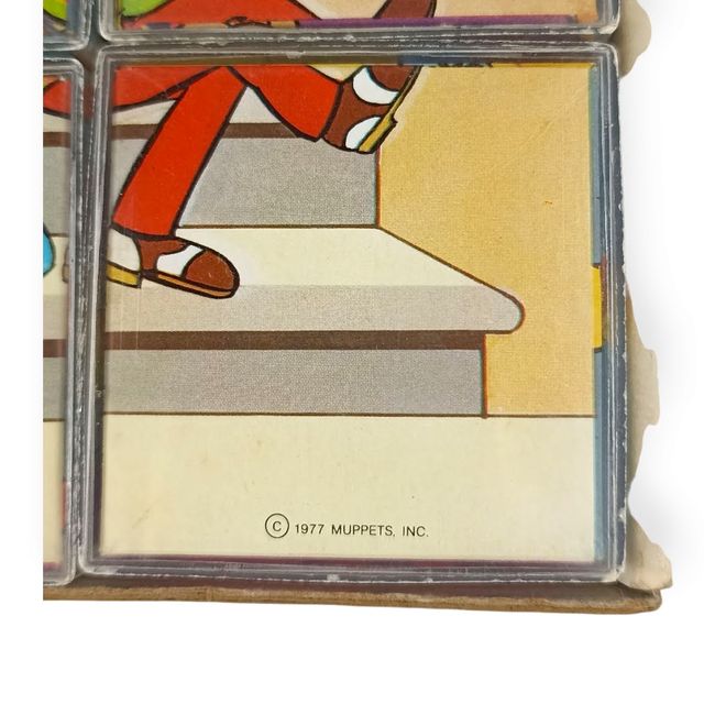 Puzzle Barrio Sésamo 1977  Muppets Inc