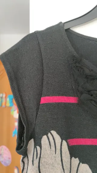 Vestido YUMI Lana Flores Rayas T. S-M