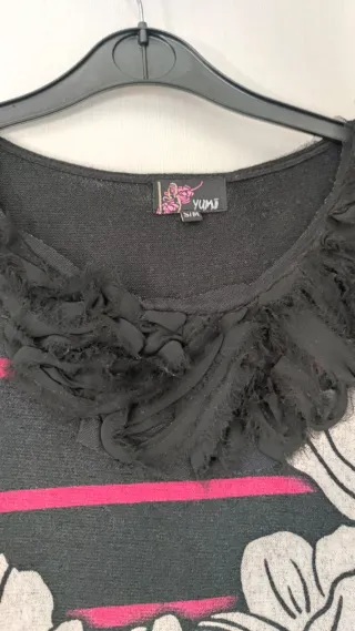 Vestido YUMI Lana Flores Rayas T. S-M