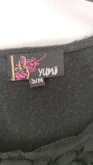 Vestido YUMI Lana Flores Rayas T. S-M