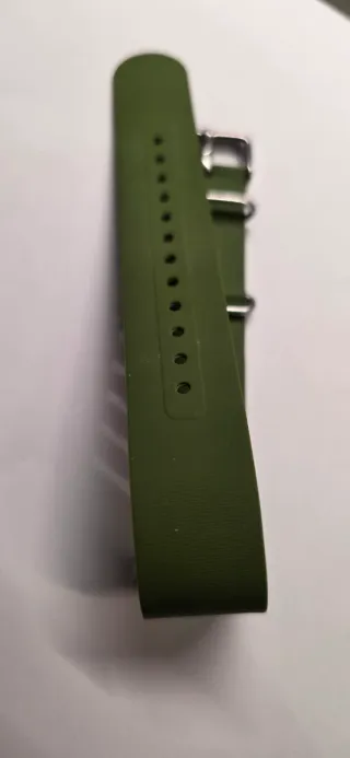 Correa Nato 20mm Verde Silicona