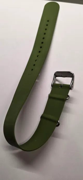 Correa Nato 20mm Verde Silicona