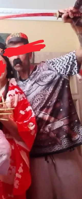 3 Costumi cinesi/giapponesi per donna e uomo