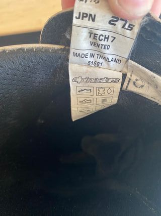 Botas Alpinestars Tech 7 Vented – Talla 43