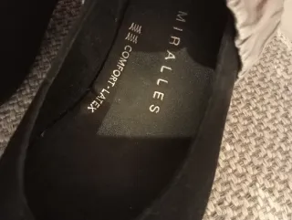 Zapatos Pedro Miralles Talla 36 Negros/Plata