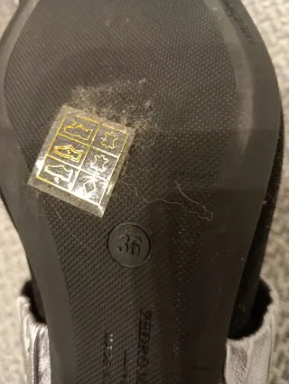 Zapatos Pedro Miralles Talla 36 Negros/Plata