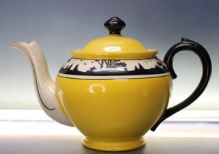 Set da caffè Epiag D.F. in porcellana, primi del XX secolo