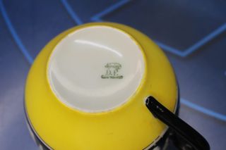 Set da caffè Epiag D.F. in porcellana, primi del XX secolo