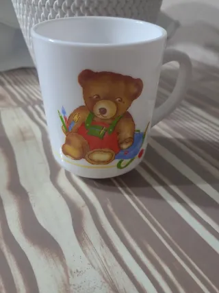 Taza Vintage Arcopal Osito