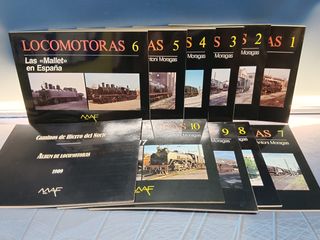 Libri tascabili, Locomotori, dal 1 al 10 + album di locomotive - MAF Editor