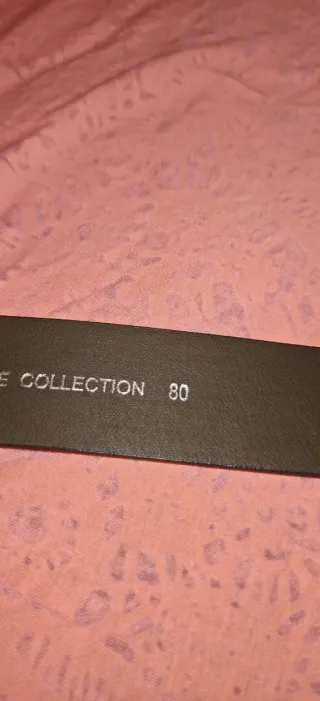 Cinturón ancho dorado y verde 80cm