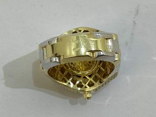 sello oro 18k con circonita